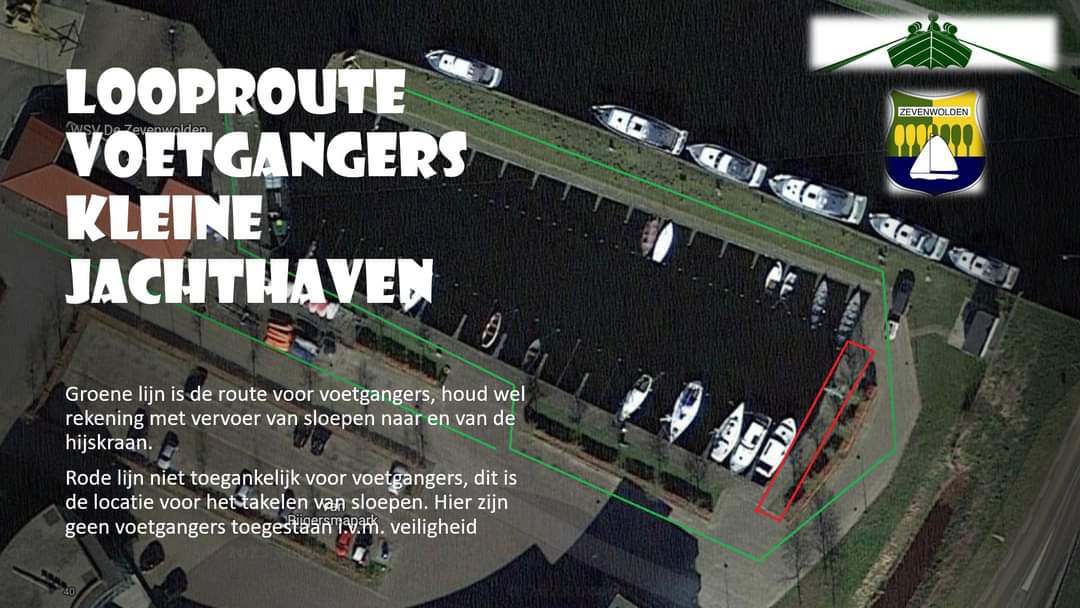 Voor de deelnemers en toeschouwers van het IFK Sloeproeien te Lemmer.