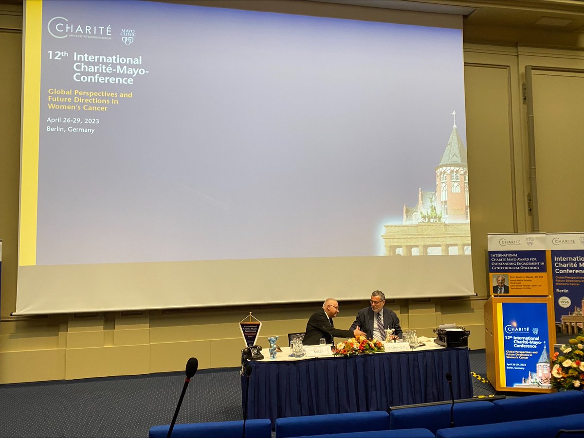 Dr. Mirza shared his knowledge on the latest advancements in #EndometrialCancer at The 12th International #Charité Mayo Conference 2023 in Berlin last week while connecting with friends, colleagues, and associates.

#CharitéMayoConference #CancerResearch #DrMirza #NSGOCTU #NOGGO