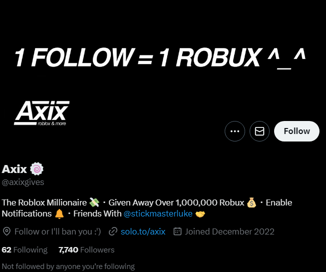 Quataun News on X: axixgives is his main account so make sure to report  over there as well  / X