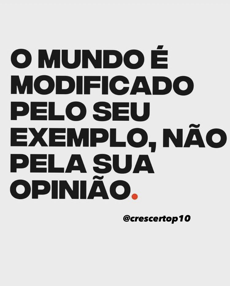 Por mais eloquente que sejamos, o que fará à boa mudança no mundo e nas pessoas, serão nossos exemplos práticos! ⁦<a href="/PrMichel73/">Michel Matias</a>⁩ ⁦<a href="/prlcpaulino/">Pr. Luciano Paulino</a>⁩ ⁦<a href="/prdavifranca/">Davi França</a>⁩ ⁦<a href="/Alissonrmf/">Alisson Rocha</a>⁩ ⁦<a href="/HelvioGroeschel/">Pr_Hélvio Groeschel</a>⁩ ⁦<a href="/AugustoFelix10/">Augusto Felix</a>⁩ ⁦<a href="/PrC_Augusto/">Carlos Augusto</a>⁩ ⁦<a href="/iasd/">Adventistas Brasil</a>⁩