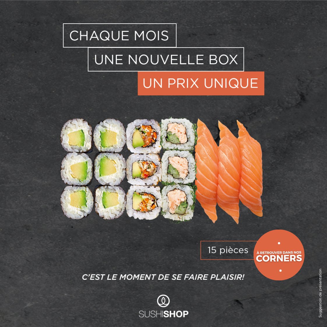 Découvrez la box du mois de mai, un nouvel assortiment gourmand au prix unique de 9.90€ ! A retrouver sur votre corner Sushi Shop ! #SushiShop

Retrouvez la liste de nos Sushi Shop Corner ici : 👉 bit.ly/3nlDh6h