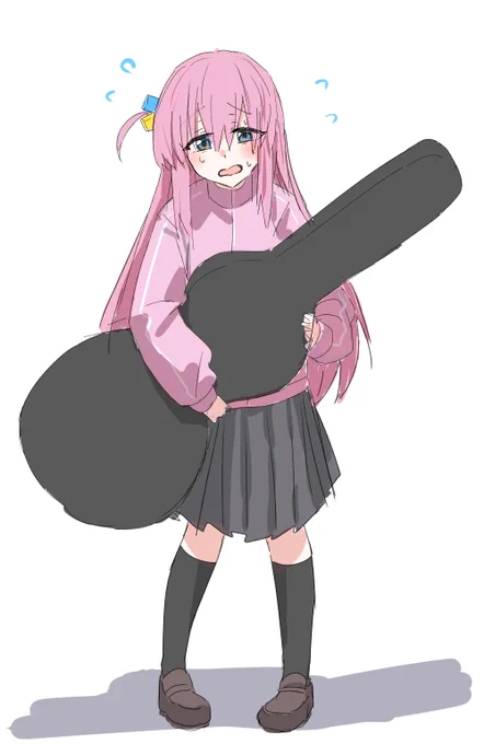 帰りのバスで描いてたぼっちちゃん