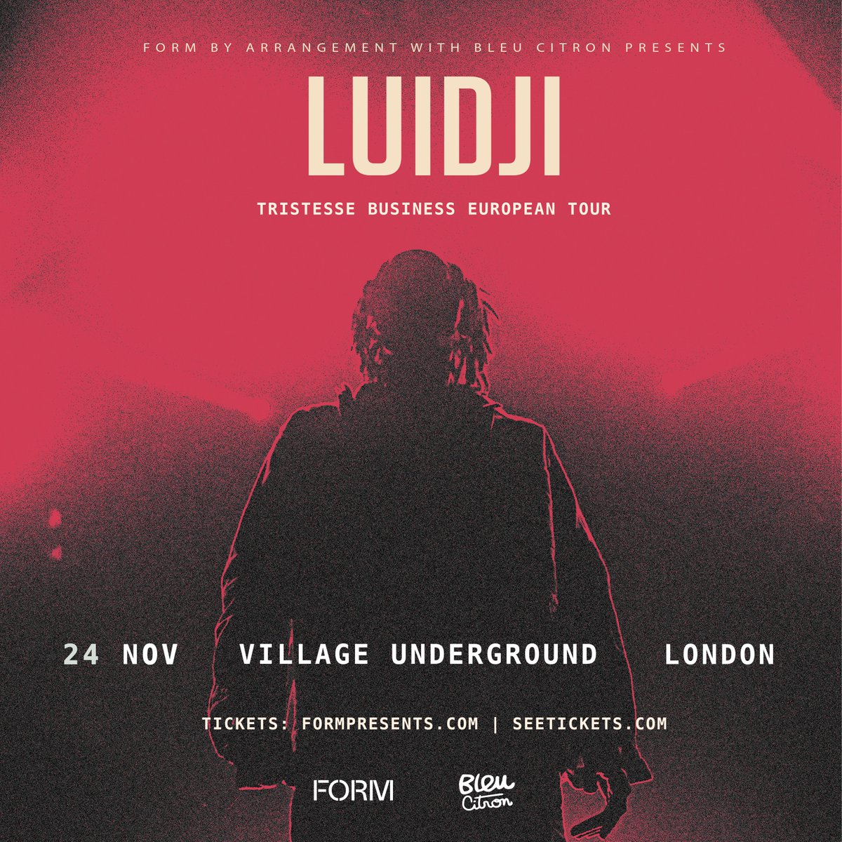 Founder of the Foufoune Palace collective, we're thrilled to announce that Paris-based artist @LuidjiAlexis will headline @villageundrgrnd, London on 24th November! 🎟 Tickets on sale Thursday at 10am.