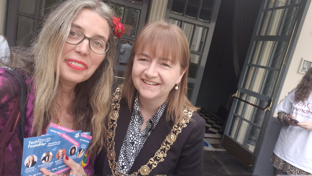 greendubliner's tweet image. Started #techfounder @TechFoundHer @LordMayorDublin @ScanlonPatricia