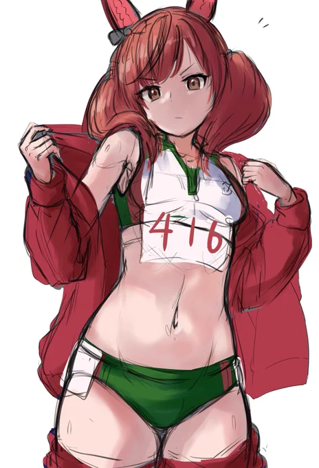 陸上ユニフォームネイチャのラフ