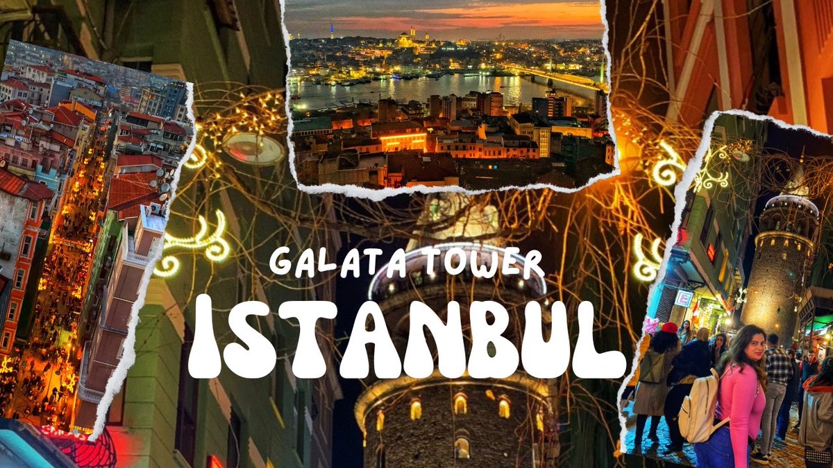 I'm in this beautiful city Istanbul Hey, it's Galata Tower, with a magnificent view of this city. I still can't believe I am here! I wanted to explore this city after watching so many Turkish series. Come, let's explore this together youtube.com/watch?v=LntgCi… #travel #Istanbul