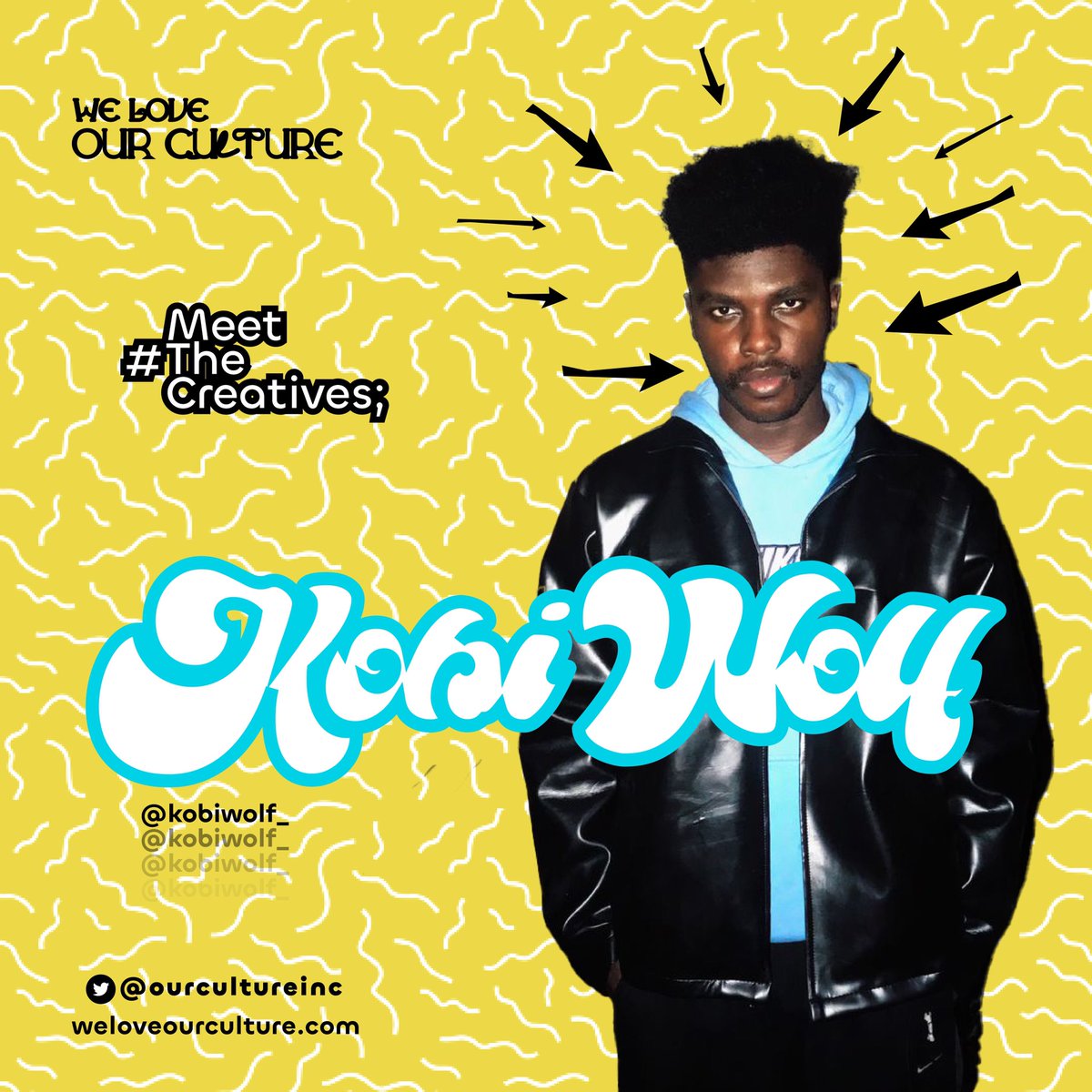 On this week’s episode of #MeetTheCreatives, we present to you an exceptional creative with abilities to create as he pleases. Find out more about <a href="/Kobiwolf_/">BOUNCING CASTLE EP OUT NOW!</a> 

weloveourculture.com/meetthecreativ…