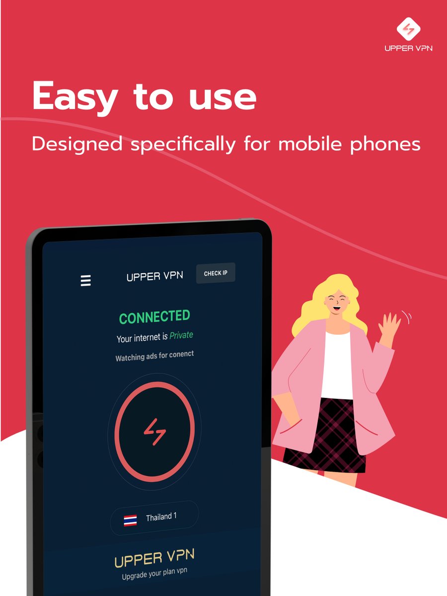 UpperVpn's tweet photo. Experience hassle-free browsing with Upper VPN - the user-friendly VPN solution that ensures fast and secure internet access for all your devices.

Download UpperVPN
Google Play: https://t.co/voWBD9r61v
App Store: https://t.co/Dadbl3wcZ6

#UpperVPN #EasyToUse #VPN https://t.co/V1UPYxIRCY