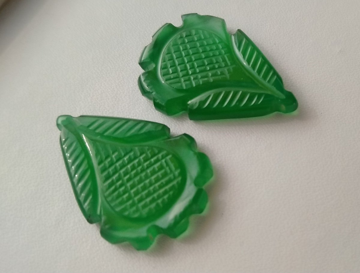 krishna_gems's tweet photo. Excited to share the latest addition to my #etsyshop: Natural Onyx craved gemstone.
#leafcarving #greenonyxpair #loosegemstone #wholesalepriceonex #carvedgemstone #Handcraftgemstone #gemstonecarving #ViratKohli #มารีม่า #MetGala2023 #MayDay #Bitcoin2023 https://t.co/gcut5fUIxc https://t.co/lQPb54M9Sa