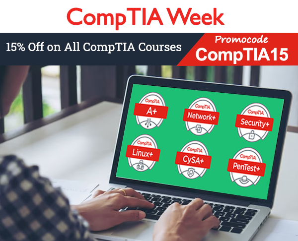 uCertify's tweet photo. Start your journey of becoming a certified CompTIA professional today. Get 15% Off on all CompTIA courses at uCertify by using the Promo code "CompTIA15" during checkout. Hurry up and grab this amazing offer before it expires!
#CompTIAweek #CompTIASale #uCertify #Sale #Discounts https://t.co/gRfCNGjLqB