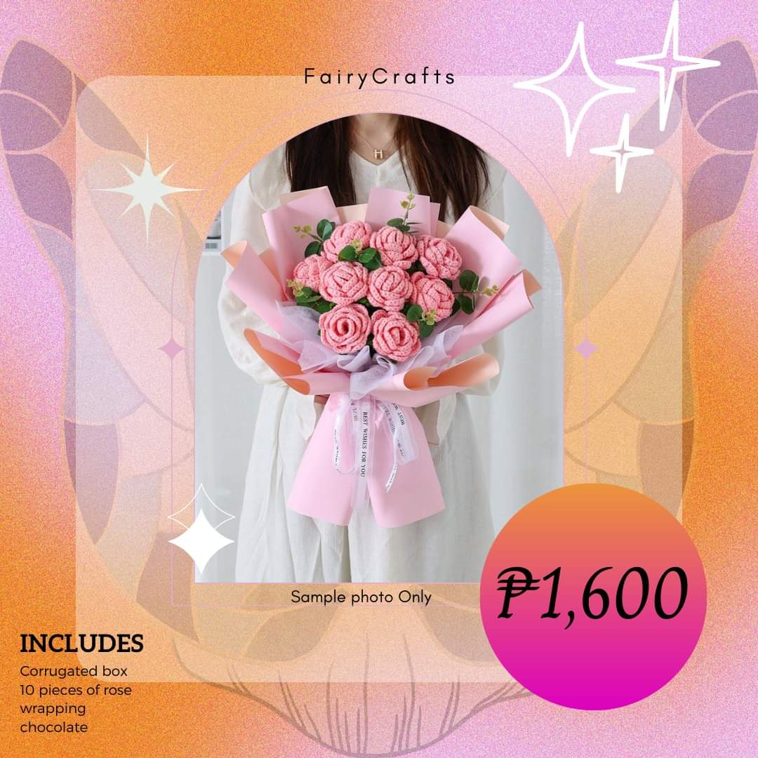 fairycraftscdo's tweet photo. 🌷♡𝓜𝓸𝓽𝓱𝓮𝓻𝓼 𝓓𝓪𝔂 ♡ is coming🌷
Pre-Order your Mother's Day Gift now!
A special way to appreciate your wives and mothers is to present them adorable and priceless gifts.❣️💐
#crochetbouquet #crochetrose #smallbusiness #crochetflowers #crochetph 
#mothersday #crochettulip https://t.co/cjisEycMqC