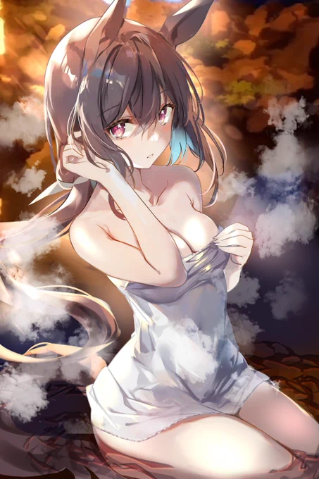 温泉アヤベさん #ウマ娘 #アドマイヤベガ