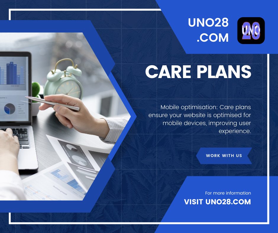 gcman105's tweet photo. Mobile optimisation: Care plans ensure your website is optimised for mobile devices, improving user experience. https://t.co/v0pbt1oh13 https://t.co/rul0YPFvAb