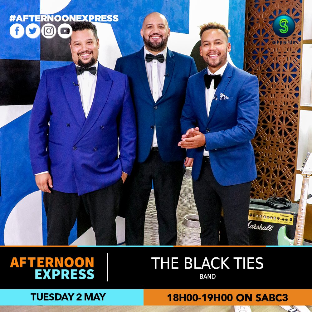 Get ready to dance because The Black Ties are on the show with performances of a 'Finesse' Medley and 'As It Was' 🎶#AfternoonExpress