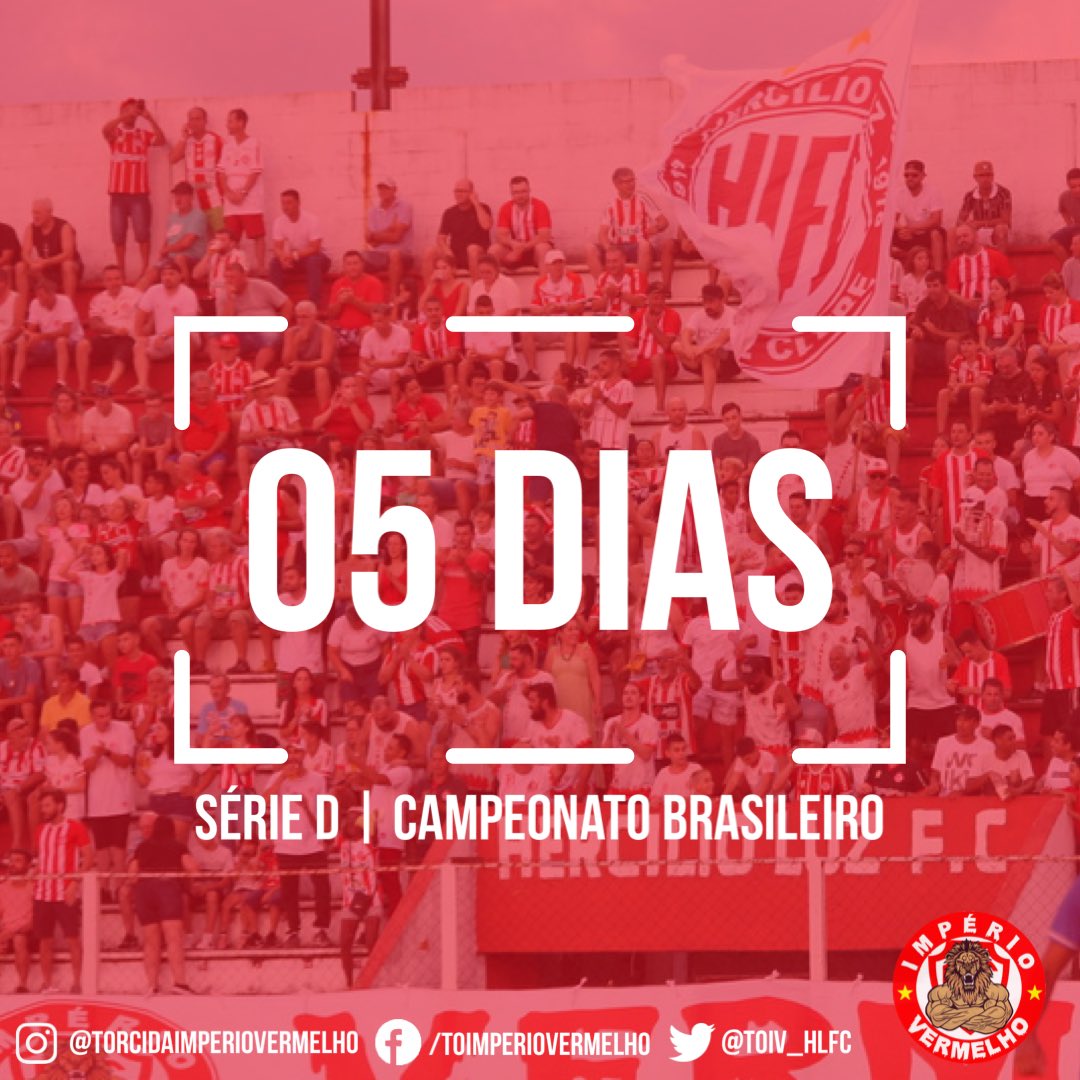 TOIV_HLFC's tweet photo. Fala torcedor Hercilista!
Por aqui estamos contando os dias para a estreia do Leão do Sul no Brasileirão série D 🦁🔥
E você?
Logo nos veremos nas arquibancadas.
Não esqueça de seguir a Império nas redes sociais.
#TOIV #TorcidaImpérioVermelho #HLFC #HercílioLuzFC https://t.co/vjUo5WrLVR