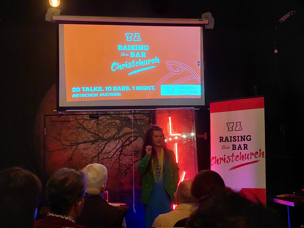 Tarryntino's tweet photo. Got to see two epic wāhine Māori at Raising the Bar in Ōtautahi tonight. Great way to spend a Tuesday eve - felt very Wellington like and nice to do some adult like stuff 😅 #RTBCHCH https://t.co/0fWwpeyn0o