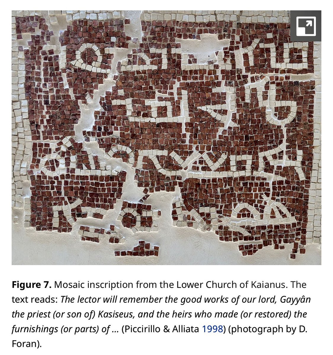 eevriviades's tweet image. The monastic mosaic at Mount Nebo, Jordan: biogeochemical and epigraphical evidence for diverse origins 

cambridge.org/core/journals/… 

#Nebo #MountNebo #Moses #Mosaic #MosaicMonday #Jordan #Moses #Bible #PromisedLand #Byzantine #FoRB #KhirbetAlMukhayyat #HolyLand