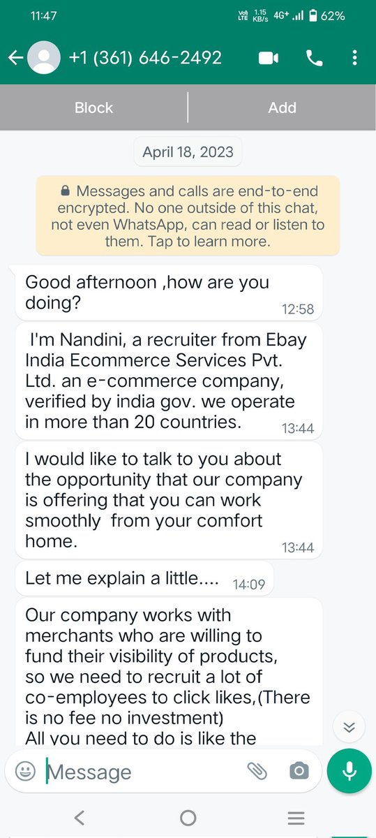 #Scam #Telegram_Scam #Virtual_numbers
மக்களே ஸ்கேம்ல முக்கியமான ஒரு விசயம்,ஸ்கேமர்கள புடிக்க முடியாததுக்கும்  காரணம் அவுங்க பயண்படுத்த கூடிய மொபைல் எண்கள் ட்ரக் பன்ன முடியாததே..! டெலகிரம்ல இயங்குற அத்தனை ஸ்கேமர் கும்பலும் இதைதான் பயன்படுத்துறானுங்க..!  +1, +65... என இதுபோலவே