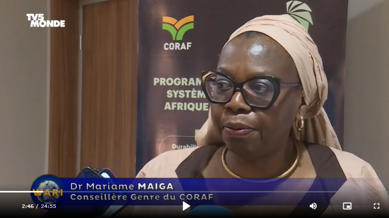 🌱👩 Les femmes sont encore très peu présentes dans le secteur de l'agriculture en #Afrique. <a href="/CORAFNews/">CORAF</a> a organisé un atelier régional afin de répondre à cette problématique avec les acteurs/ institutions du #CAADPXP4 et du #FSRP.

📽 Reportage <a href="/TV5MONDE/">TV5MONDE</a> : cutt.ly/L5ZJrmW