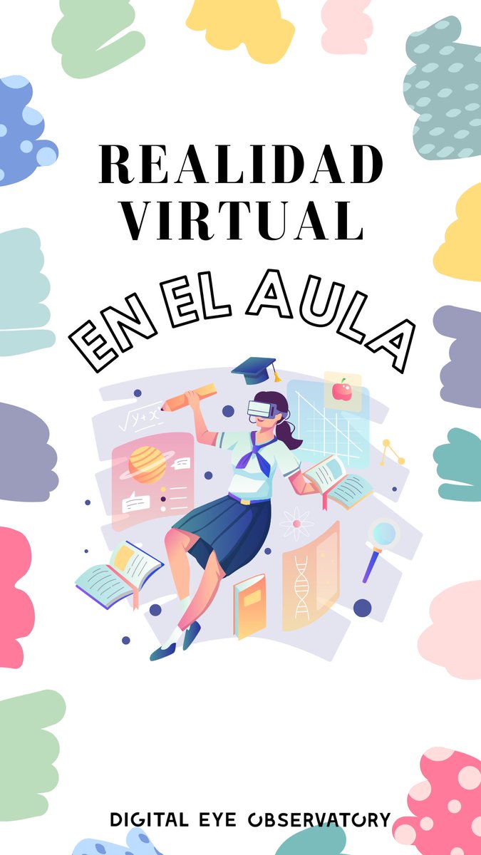 EyeObservatory's tweet photo. 📌¿Conocías los usos de la Realidad virtual en el aula?
#Digitaleye #tecnología #RealidadVirtual #Digitalizacion https://t.co/VttlyNZrjQ
