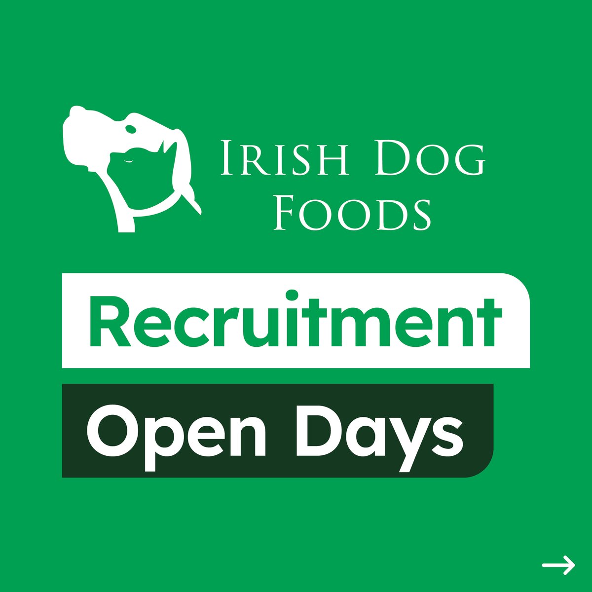 QG_MyHUB's tweet photo. Irish Dog Foods are hiring.   Come along to their Recruitment Open Days in Lawlor's Hotel Naas on Friday 12th &amp; Saturday 13th May.  #irishdogfoods #idfarehiring #generaloperatives #maintenance #kildarejobs #jobfairykildare #careeropportunities #Joinourteamnow https://t.co/37hAUJW6Cv