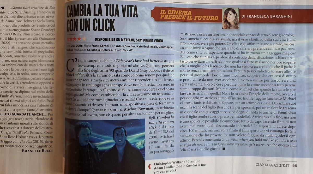FraBaraghini's tweet photo. #Ciak in edicola https://t.co/TGK1NItPRV