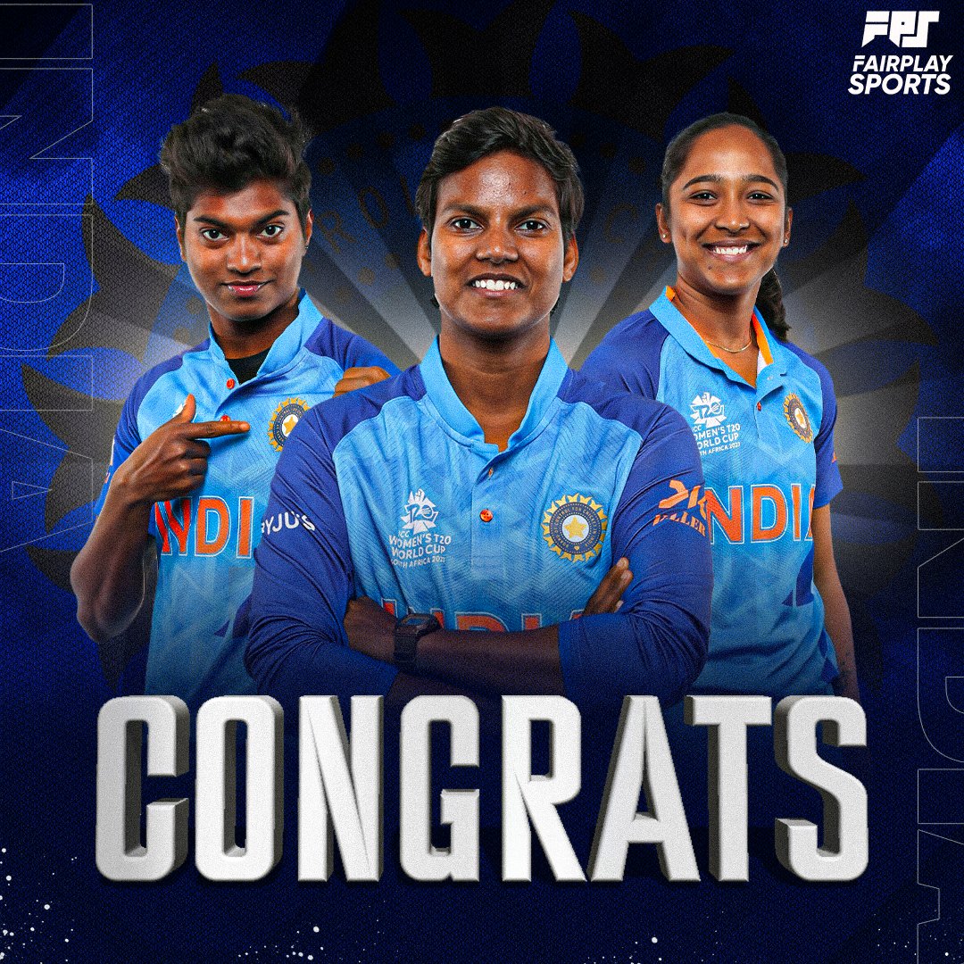 FairPlaySports_'s tweet photo. We couldn’t be prouder of our incredible cricketers @Deepti_Sharma06, @Vastrakarp25 and Anjali Sarvani, all of whom have been given annual player retainer-ship contracts by the BCCI 👏💪
#IndiaWomenAthlete #IndianCricket #BCCI #Retainership https://t.co/OanUsGetEe
