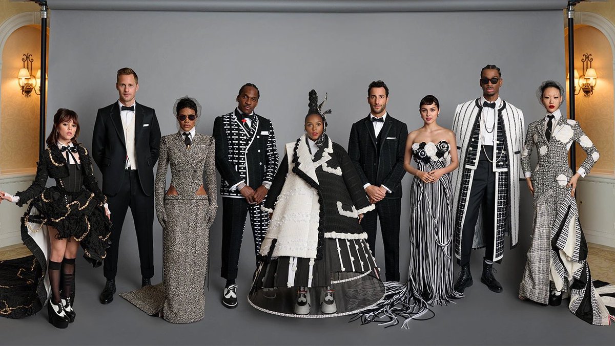 Thom Browne wins the night for me #metgala