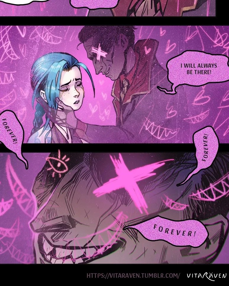 Page 14 and details

Silco and Jinx should be together in reality, but for now, only phantoms of the past exist for them

#TheGhostsofZaun #silco #jinx #silcocomic #jinxcomic #ArcaneComic #LeagueOfLegends #arcane #jinxart #silcoart #jinxfanart #ArtofLegends #silcofanart