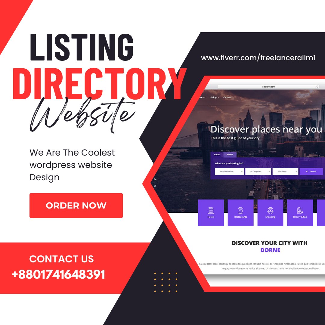 Freelanceralim1's tweet photo. Hire- https://t.co/9XADh0BhE7
Do you want to look at some to make a listing directory or Classified website? So I say you come to the right place. I am completed listing directory classified websites #wordpress #listingWebsite #directoryWebsite #carDirectory #classifiedWebsite https://t.co/nOggQdTl0J