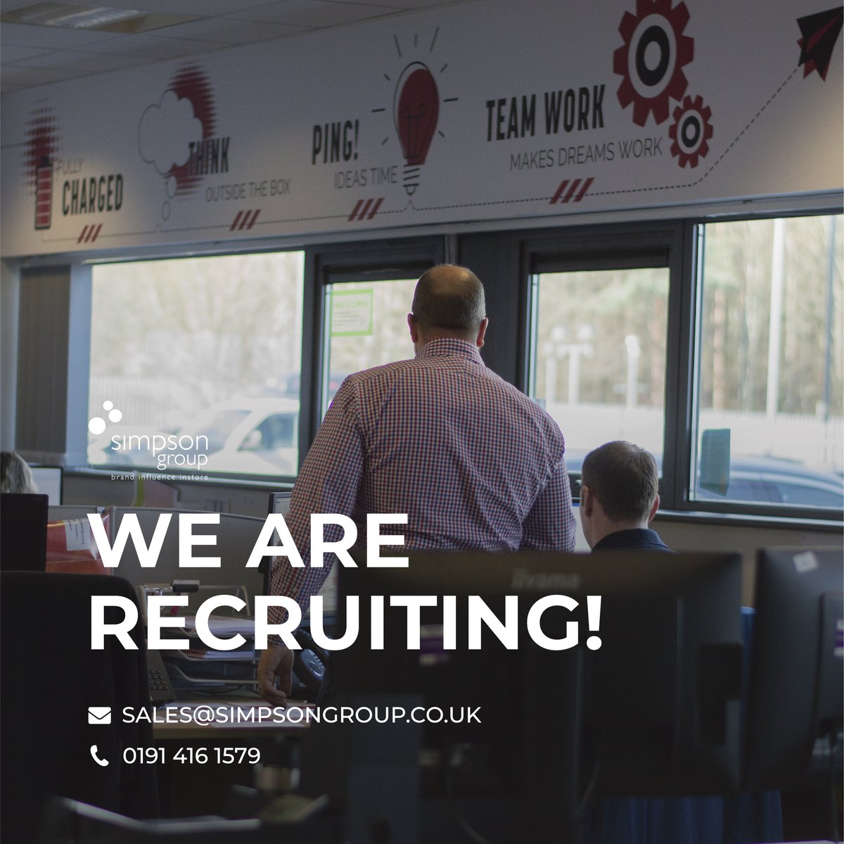 We are recruiting!

Simpson Group are recruiting for a number of positions. Head over to our website to find out more about the roles and how to apply:

bit.ly/3HtdMnu