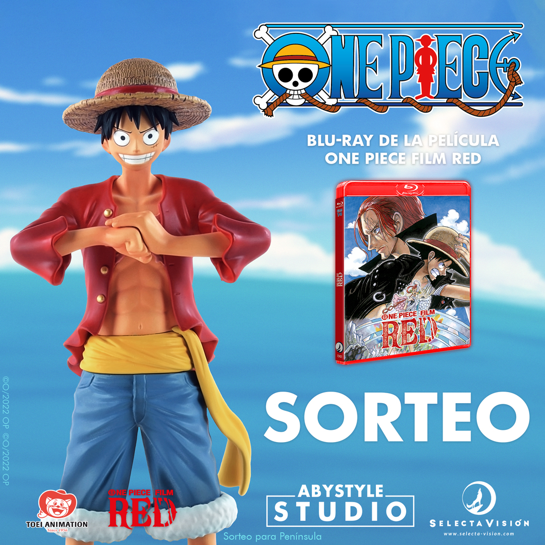 SelectaVision's tweet photo. 🏴‍☠️  ¡#SORTEO pirata con @abystyle_studio!

Sube a bordo del último estreno de los Mugiwara con este mega pack de:

🎁BLU-RAY DE #ONEPIECE FILM: RED + FIGURA DE #LUFFY

🌊 Síguenos y a @abystyle_studio

🌊 Like + RT

🌊 Menciona @ tu amigo fan de One Piece 👊

🍀 ¡Suerte! 🍀 https://t.co/jLs4ajGwM8