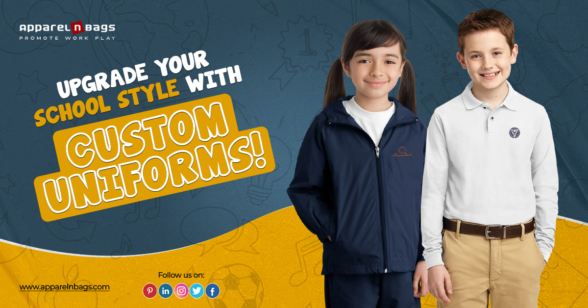 Experience the power of custom school uniforms in building a strong and cohesive school community!

Shop Now: bit.ly/3oLmFFp

#ApparelnBags #CustomSchoolUniforms #PersonalizedSchoolUniforms #SchoolUniforms #BackToSchool #SchoolPride #SchoolApparel #StudentUniforms