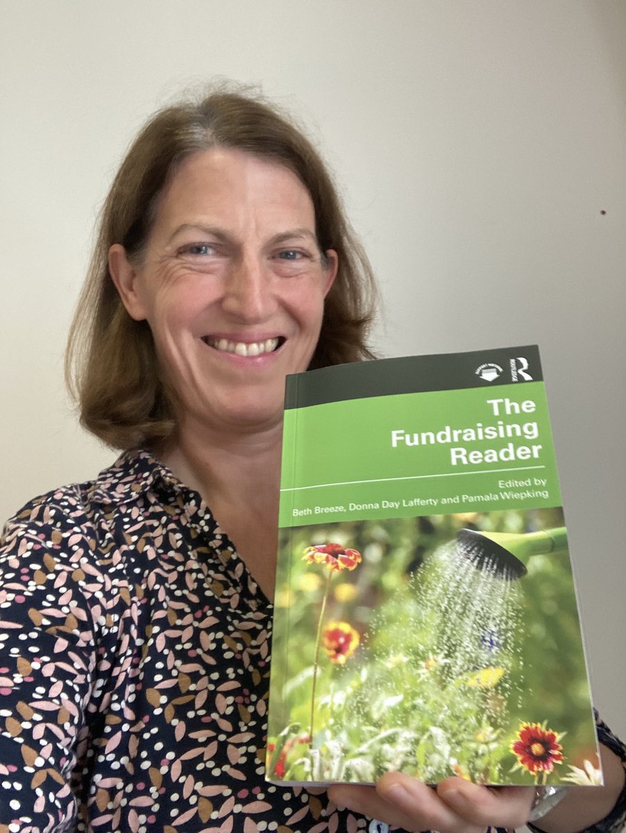 Feeling quite emotional to finally hold this book after many years hard work with ⁦<a href="/DayLafferty/">Donna Day Lafferty</a>⁩ &amp; ⁦<a href="/PamalaWi/">Dr. Pamala Wiepking</a>⁩. I hope fundraisers enjoy it and that it makes teaching &amp; studying #fundraising much easier. Available everywhere books are sold: routledge.com/The-Fundraisin…