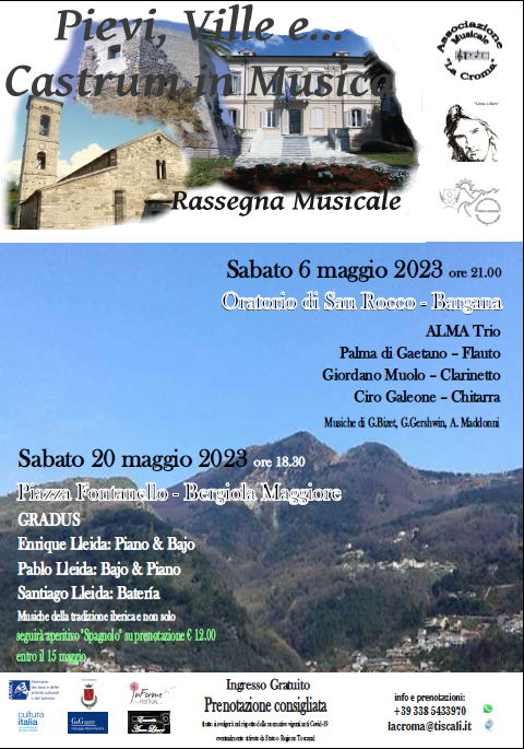 AssMusLaCroma's tweet photo. NewsLetter #Rassegna Pievi, Ville e Castrum in Musica - maggio 2023 - https://t.co/i5kkcUtQQ1 https://t.co/JU4A0QYso7