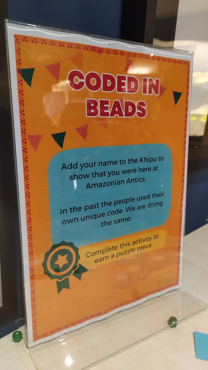 Lucrezia_Mi's tweet photo. Fun time at @MuseumsUniStA #mayday open event! More #Andean than #amazonian activities. There was even a " #khipu making" stand! Naturally, I geeked out and made a "2023" cord instead of using Morse code with beads and knots as suggested. The Inca way was easier!
#openmuseum https://t.co/j2IpETdPnw