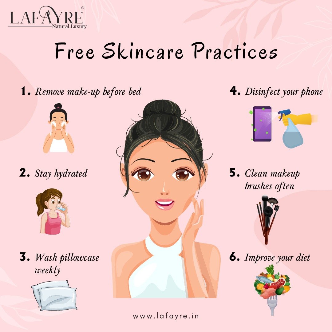 These easy skincare practices can help you achieve healthy, glowing skin and keep acne and spots at bay. If you find this information helpful, feel free to share it with your friends and family.

lafayre.in

#lafayre #moreglowtoyou #healthtip #healthtipoftheday