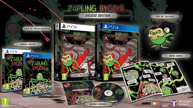 xtralife_es's tweet photo. Controla una mente colmena con los cráneos de tus enemigos y utiliza habilidades con #ZaplingBygone💀

Resérvalo por 24,95 € o llévate la Ed.Deluxe por 44,95 € que incluye:

🎶Banda Sonora
📌Pin de Zapling
📗Mini Comic
🥰Caja de Coleccionista

https://t.co/XfnvO0IxVX https://t.co/rwG4M6mlEF