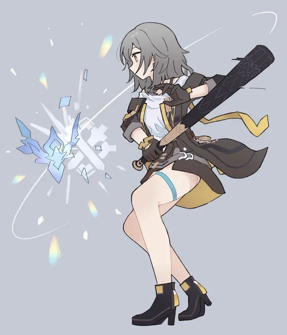 主人公の戦闘に入る前のモーションが好きです  #スターレイル