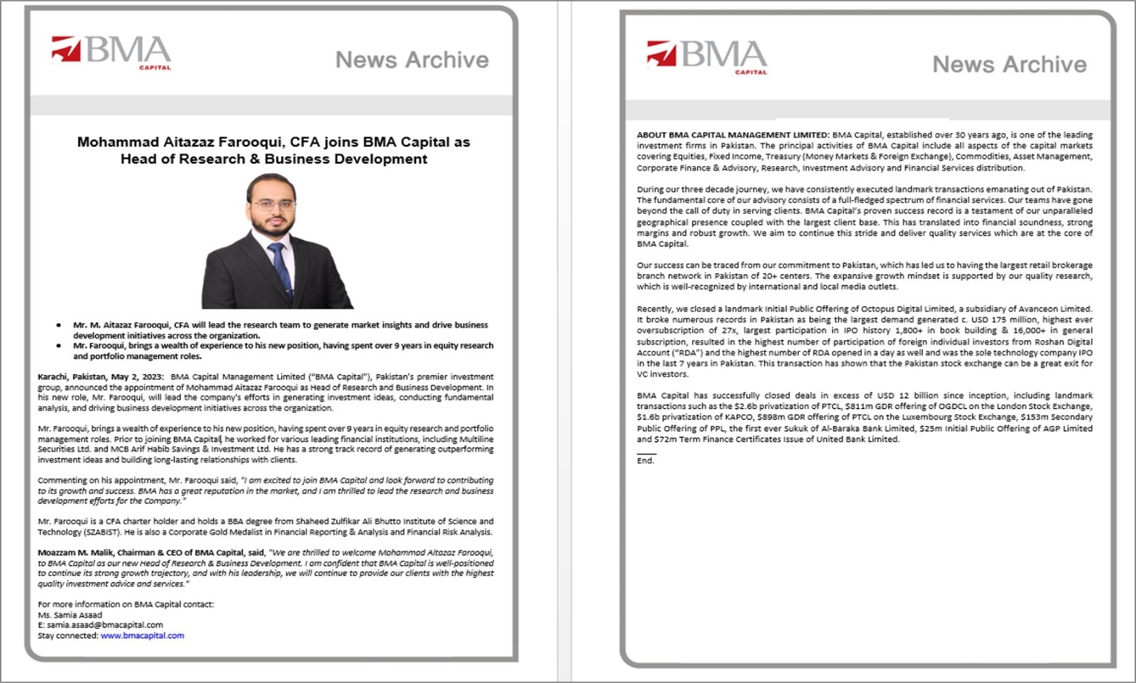 BMA Capital Management Limited (@bmacapitalmgmt) / X
