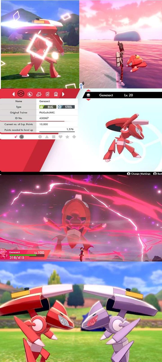 JakeGuitarist's tweet photo. Shiny Genesect finally comes Home after 38 Total Raids!^o^
Finally got the Shiny Bug for Shiny Loving Dex w/ my Trainer OT. Took them 2 years & 8 months to re-release it's Shiny.
For National Shiny Living Dex 🐜 🔫 🔥
#PokemonGO #PokemonGOHome #ShinyLivingDex #ShinyGenesect https://t.co/rGwTmZFj1M