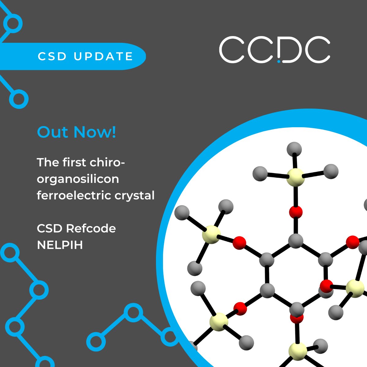 The spring data update is out now, bringing the total size of the CSD to 1,241,941 entries and 1,214,288 unique structures.

Learn more about the April 2023 CSD data update at hubs.ly/Q01N16c20

#Crystallography #Informatics #Chemistry