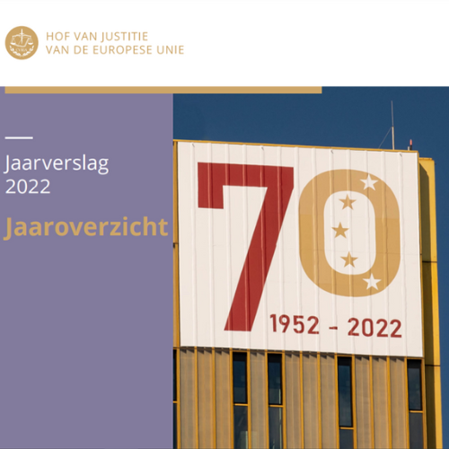 Zoals elk jaar heeft het Hof van Justitie van de Europese Unie zijn jaarverslag gepubliceerd over de werkzaamheden van de instelling en de rechtspraak van haar twee rechterlijke instanties over het volledige afgelopen jaar 2022. Meer lezen? 
curia.europa.eu/jcms/upload/do…