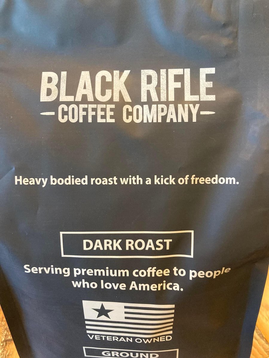 ☕️👌🏻
<a href="/blckriflecoffee/">Black Rifle Coffee</a>