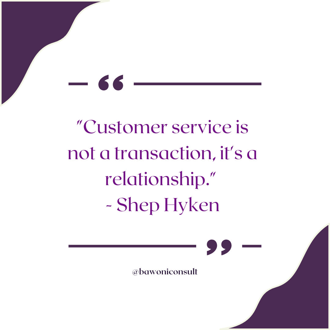 The best way to build customer trust and loyalty is to focus on getting to know your customers rather than making a sale. 
#customerexperience
#socialselling
#consultingfirm
#bizowner
#businesscoach
#enterpreneur
#businesswoman
#business
#Africa