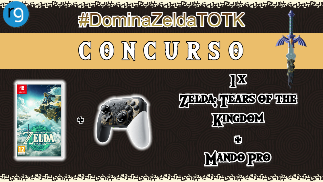 Sorteamos hoy, 04/05, un pack de Zelda: TOTK + Pro Controller. 
☑ Sigue a <a href="/revogamers/">Revogamers</a>. 
☑ Haz RT a este tweet.
☑ Escribe un tweet mencionándonos con #DominaZeldaTOTK en el que nos digas la nueva habilidad de Link que más quieres probar. 
Detalles en: revogamers.net/noticias-w/con…
