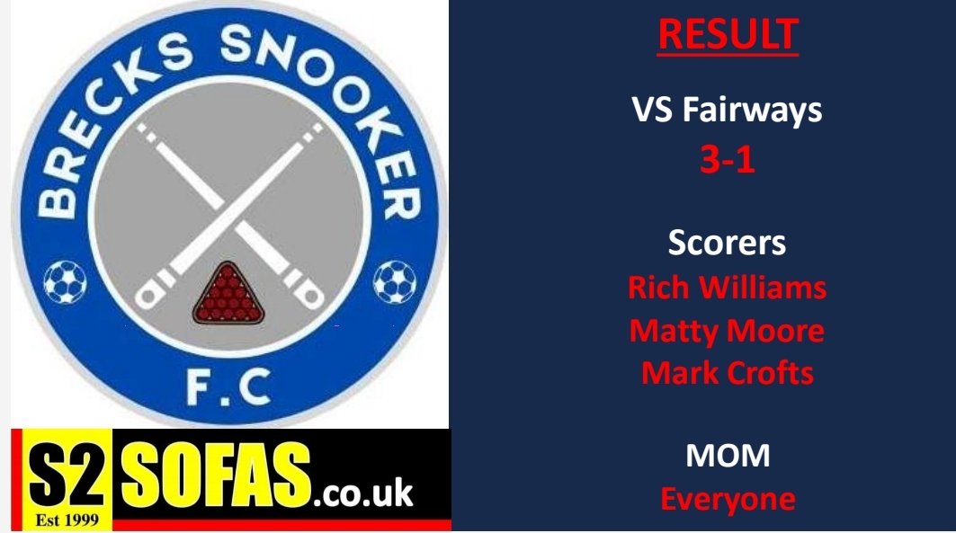 Brecks Snooker FC tweet media