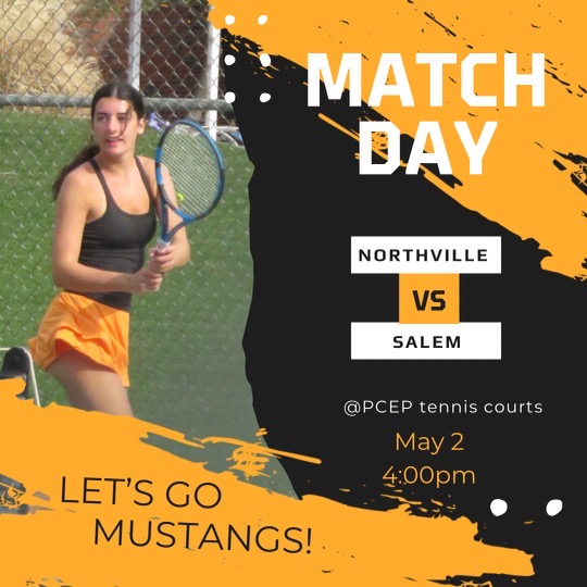 nvilleathletics's tweet photo. Good luck to the tennis program today vs. Salem!  #GoMustangs #BeAGreatTeammate #MakeSomeoneBetter https://t.co/Ua88iKOA9W