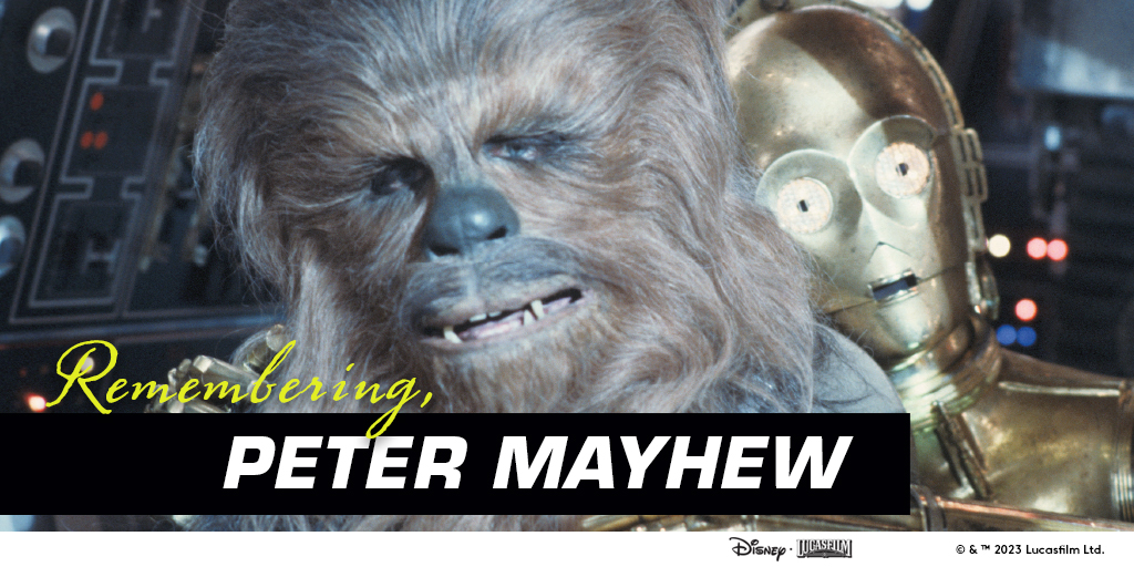 RT @SW_Insider: Remembering Peter Mayhew on the anniversary of his birthday https://t.co/2cJQjaBBVc