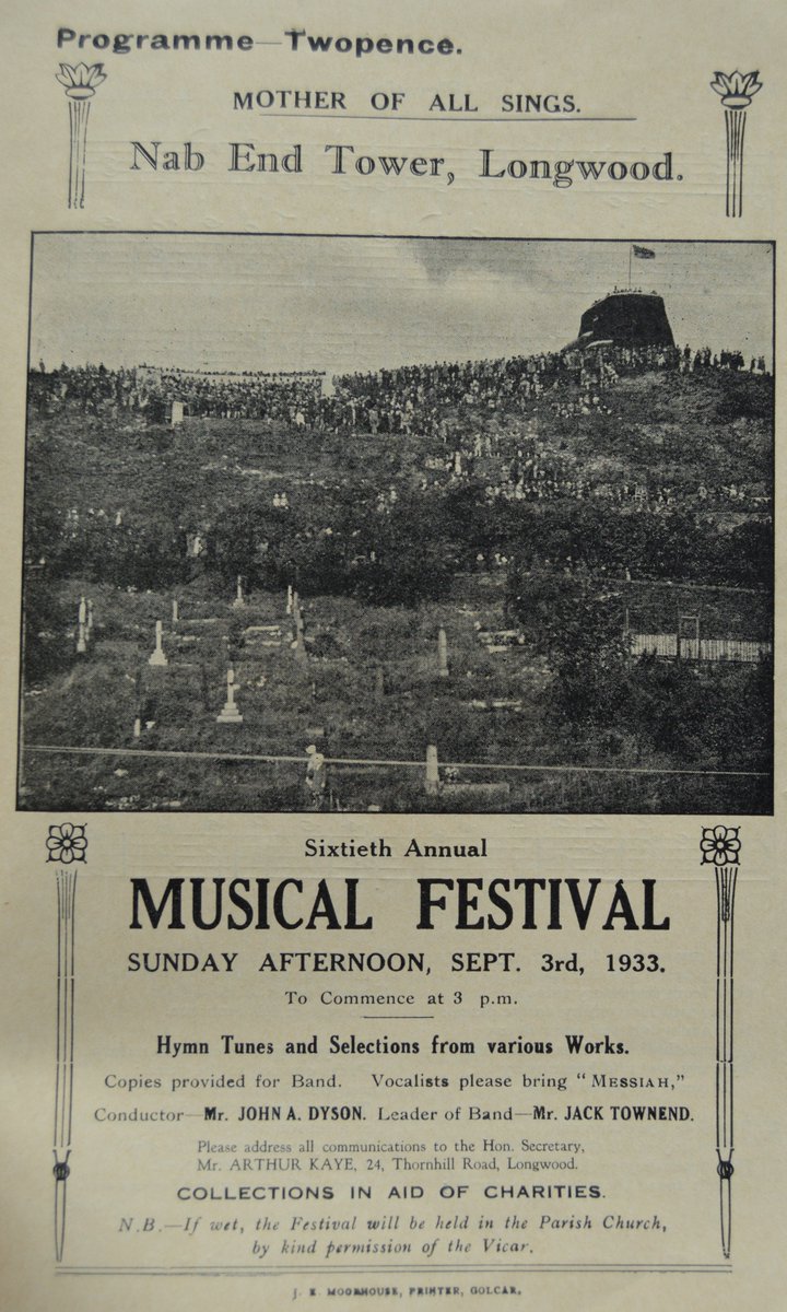 InsiderBuild's tweet image. To research #Huddersfield's Longwood Sing (150th anniversary in 2023) I'm looking for programmes from the years 1922 and earlier; 1924-1932, 1934-1941, 1944-1947, 1950, 1955, 1960, 1963, 1972, 1987, 1992 &amp;amp; 2019. Can you help? JoyofaSing@outlook.com #KYOM23